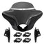 Motorcycle Batwing Fairing Windshield W/6"Smoke Windscreen For Harley Street Bob FXBB 2006-2022
