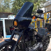 Front Headlight Fairing W/15" 11" Windshield For Softail Street Bob FXBB 2018-2024