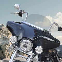 Batwing Fairing Road King Fairing Smoke/Clear Windshield Chrome/Black Trim For Harley Touring Road King FLHR 1994-2023 Road King Special FLHRXS 2017-2025