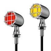 Motorcycle LED Grill Turn Signals Front Rear Indicator