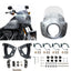 Barracuda Silver 11/15 inch Motorcycle Front Fairing For Road Warrior Fairing Only For Harley Softail Low Rider S FXLRS 2020-2024