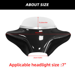 Batwing Fairing Road King Fairing Smoke/Clear Windshield Chrome/Black Trim For Harley Touring Road King FLHR 1994-2023 Road King Special FLHRXS 2017-2025