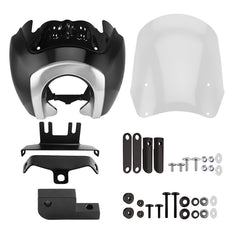 Front Headlight Fairing W/15" Windshield For Dyna 2006-2017 T-Sport 2000-2003