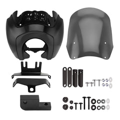 Front Headlight Fairing W/15" Windshield For Dyna 2006-2017 T-Sport 2000-2003