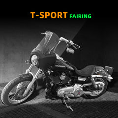 Front Headlight Fairing W/15" Windshield For Dyna 2006-2017 T-Sport 2000-2003