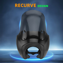 Front Headlight Fairing W/15" Windshield For Dyna 2006-2017 T-Sport 2000-2003