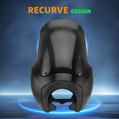 Front Headlight Fairing W/15" Windshield For Dyna 2006-2017 T-Sport 2000-2003