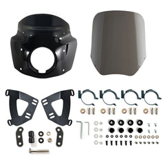 Front Headlight Fairing w/15" 11" Windshield For Harley Softail Low Rider S FXDLS 2020-2023