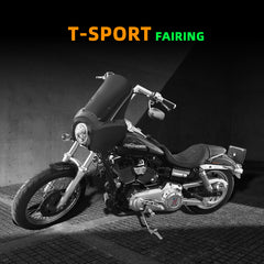 Front Headlight Fairing W/15" Windshield For Dyna 2006-2017 T-Sport 2000-2003