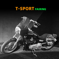 Front Headlight Fairing W/15" Windshield For Dyna 2006-2017 T-Sport 2000-2003