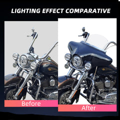 Batwing Fairing Road King Fairing Smoke/Clear Windshield Chrome/Black Trim For Harley Touring Road King FLHR 1994-2023 Road King Special FLHRXS 2017-2025