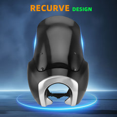 Front Headlight Fairing W/15" Windshield For Dyna 2006-2017 T-Sport 2000-2003