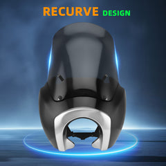 Front Headlight Fairing W/15" Windshield For Dyna 2006-2017 T-Sport 2000-2003