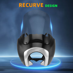 Front Headlight Fairing W/15" Windshield For Dyna 2006-2017 T-Sport 2000-2003