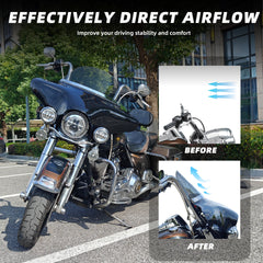 Batwing Fairing Road King Fairing Smoke Windshield For Harley Touring Road King FLHR 1994-2023 Road King Special FLHRXS 2017-2025