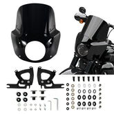 11" Windshield Road King Fairing Fit 7" Headlight For Harley Touring Road King FLHR 1994-2023 Road King Special FLHRXS 2017-2025