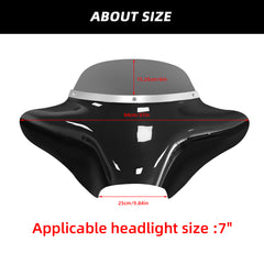 Batwing Fairing Road King Fairing Smoke Windshield For Harley Touring Road King FLHR 1994-2023 Road King Special FLHRXS 2017-2025
