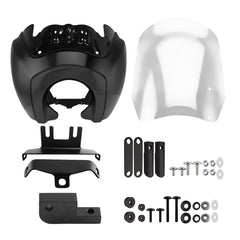 Front Headlight Fairing W/15" Windshield For Dyna 2006-2017 T-Sport 2000-2003