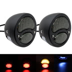 Motorcycle LED Tail Light with Turn Signals Brake Lights for 12V Ford Model A Hot Rod Street Rod Rat Rod Classic Custom Cars Trucks