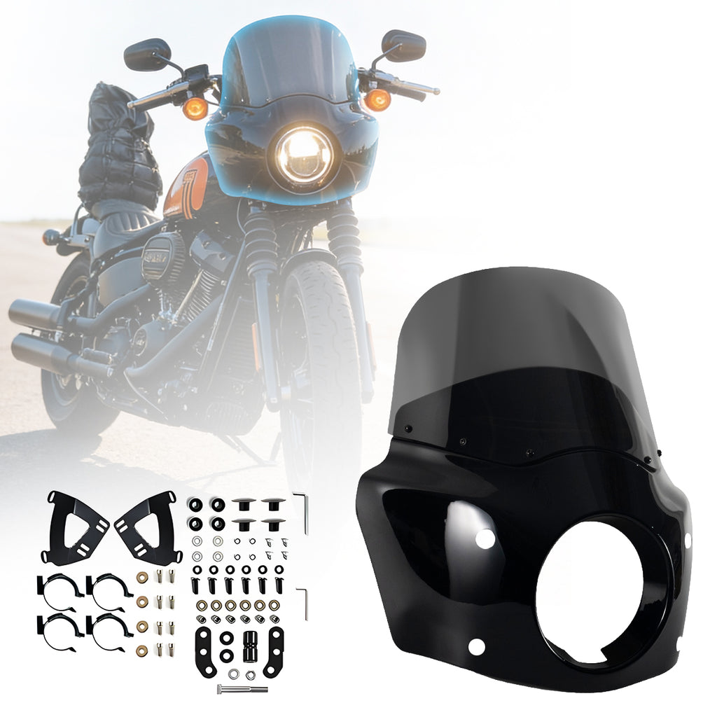 11 inch Motorcycle Front Fairing For Road Warrior Fairing Only For Harley Softail Low Rider S FXLRS 2020-2024