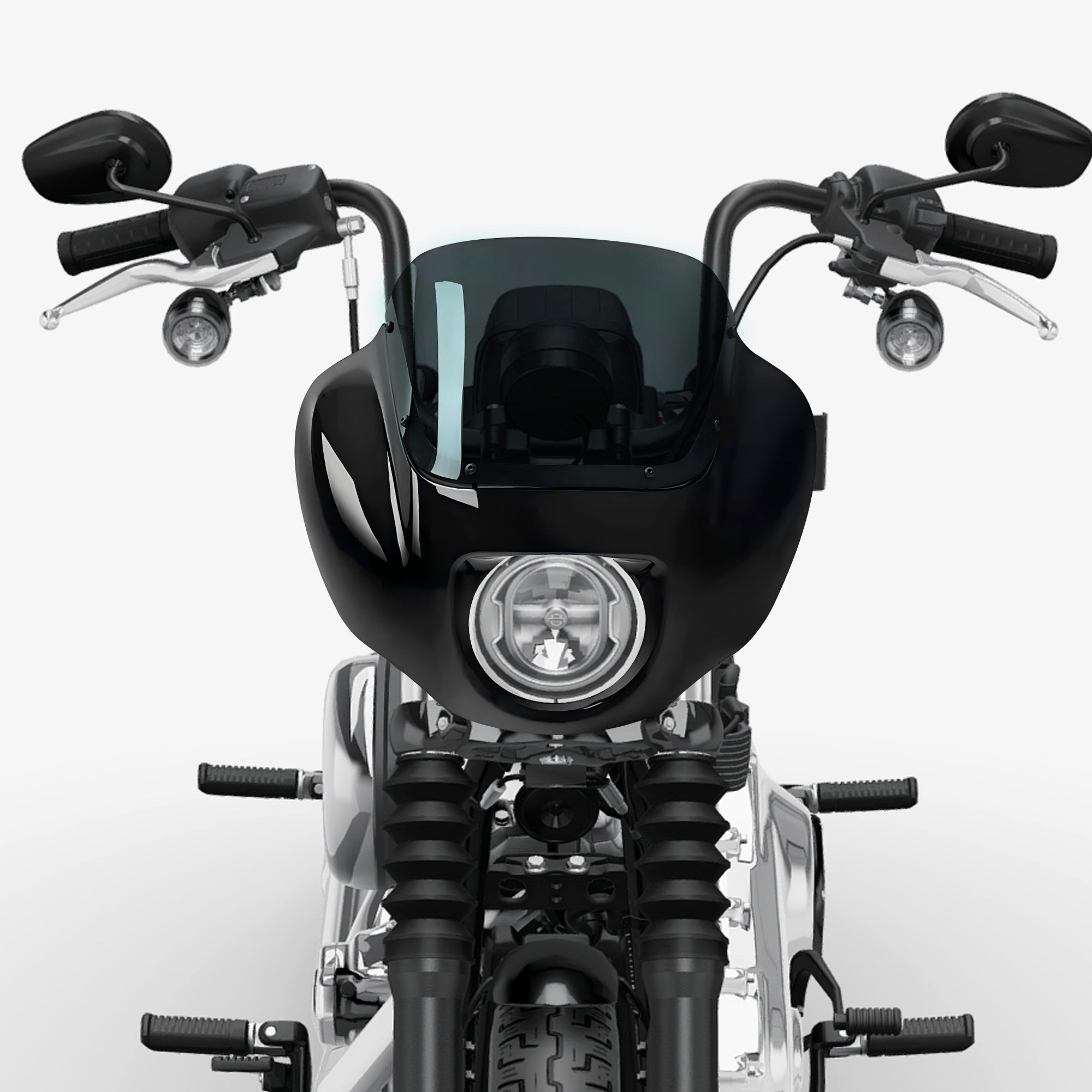 Front Quarter Fairing Low Rider S 9" Windshield Mounting Bracket Kit For Harley Softail Street Bob Low Rider S FXLRS Standard FXST 2018+