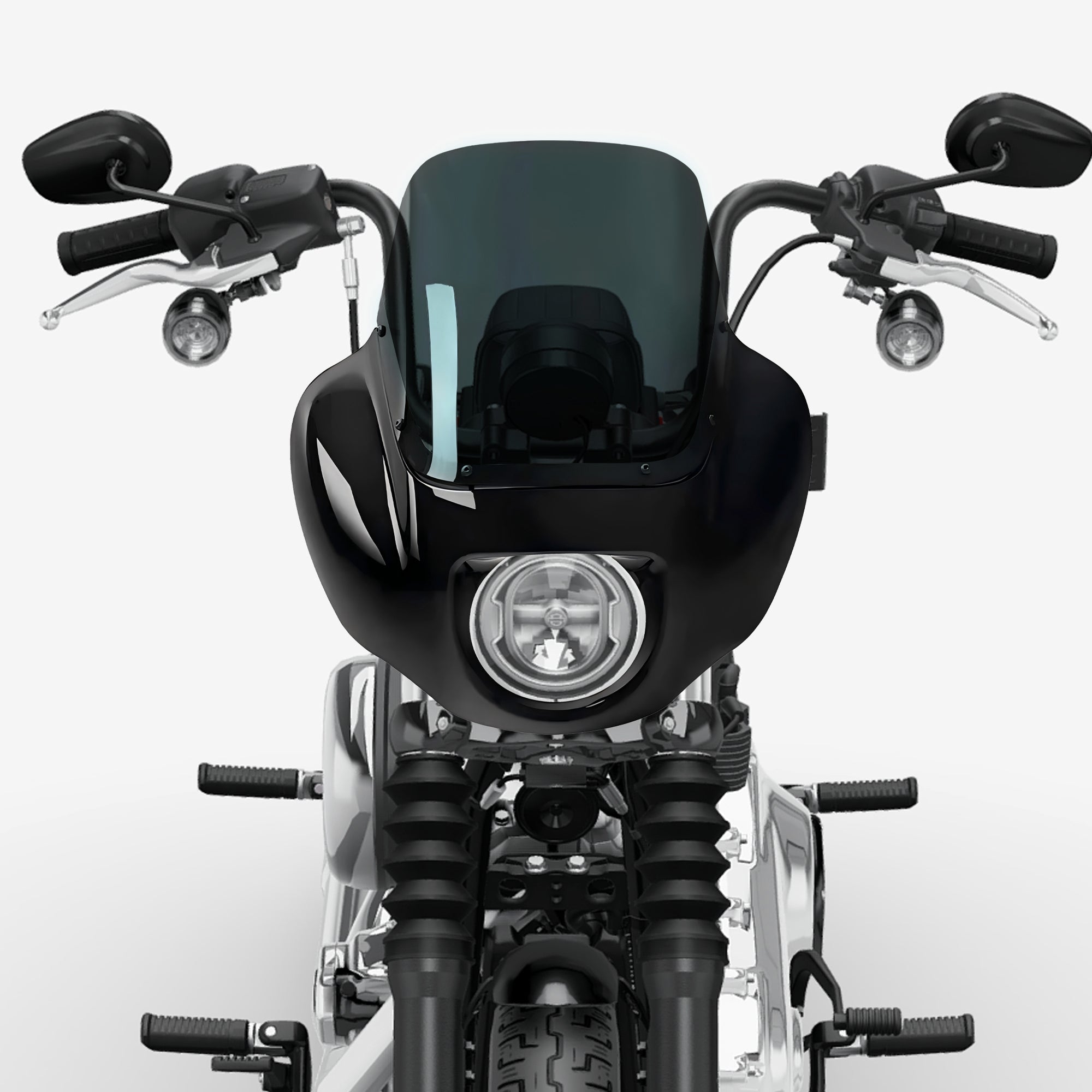 Front Quarter Fairing Low Rider S 9" Windshield Mounting Bracket Kit For Harley Softail Street Bob Low Rider S FXLRS Standard FXST 2018+