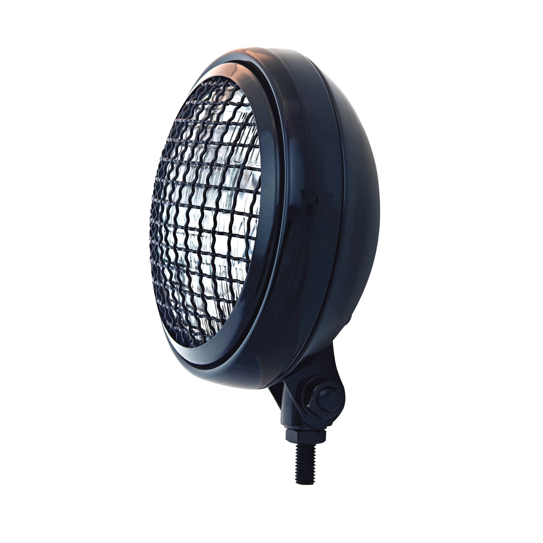 Motorcycle 5.75" Headlight with Mesh Grill Protector Guards Cover Secondary image