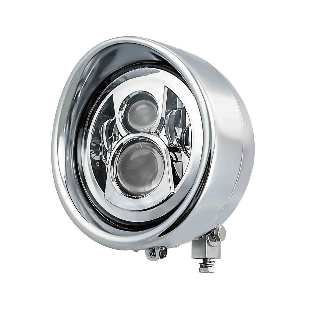 Motorcycle 7" LED Classic Visor Headlight