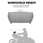 " Wave Windshield Windscreen Air Deflector for Harley CVO Road Glide FLTRXSE 2023-up, CVO Road Glide ST FLTRXSTSE 2024-up, Road Glide FLTRX 2024-up Accessories