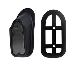 Motorcycles LED Brake Tail Light, Chrome Metal Tombstone Red Taillight with High-Low Brightness, Compatible with Harley Bike