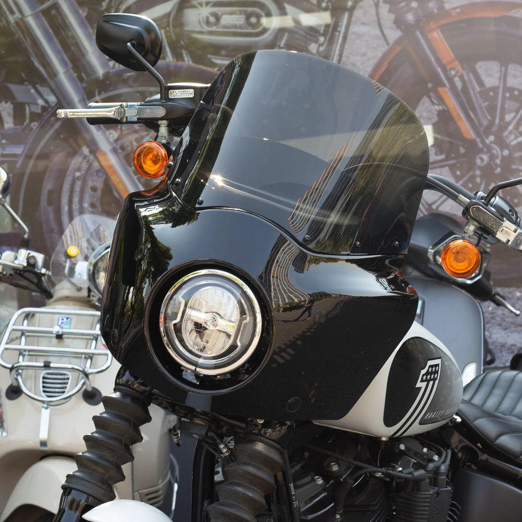 Softail Street Bob Front Fairing W/15" 11" Windshield For Harley Softail Street Bob FXBB FXBBS 2018-2024, Softail Standard FXST 2020-2024