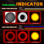 Motorcycle LED Bullet Turn Signals Front Rear Indicator
