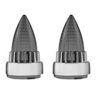 2" Motorcycle Turn Signal Clip-on Rear Tail Light Lens Covers for Harley Softail Street Road Glide Sportster Dyna Deluxe