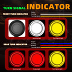 Motorcycle LED Bullet Turn Signals Front Rear Indicator