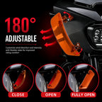 Wind Air Deflector Fairing Side Wings for Harley Road Glide 2024+, Windshield Deflectors for 2024-2026 CVO Road Glide ST FLTRXSTSE 2024-2026 Road Glide FLTRX 2023-2026 CVO Road Glide FLTRXSE
