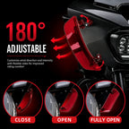 Wind Air Deflector Fairing Side Wings for Harley Road Glide 2024+, Windshield Deflectors for 2024-2026 CVO Road Glide ST FLTRXSTSE 2024-2026 Road Glide FLTRX 2023-2026 CVO Road Glide FLTRXSE