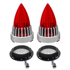 3 1/4" Motorcycle Turn Signal 2 Pack Bullet LED Rear Tail Light for Harley Softail Electra Glide Fatboy Heritage Softail Road Glide Softail Springer Tour Glide