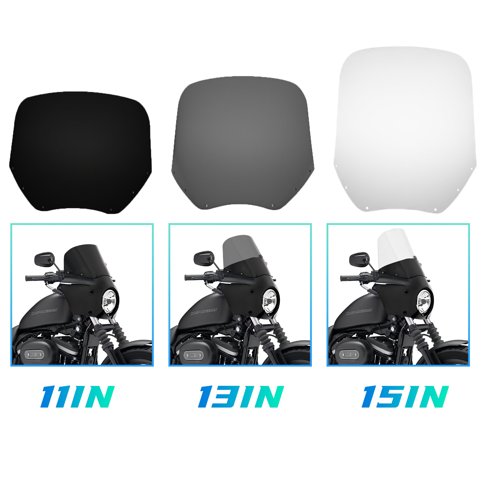 Windscreen Motorcycle Windshield Windscreen for FATECIM 6021 6022 6023 6024 fairing kit