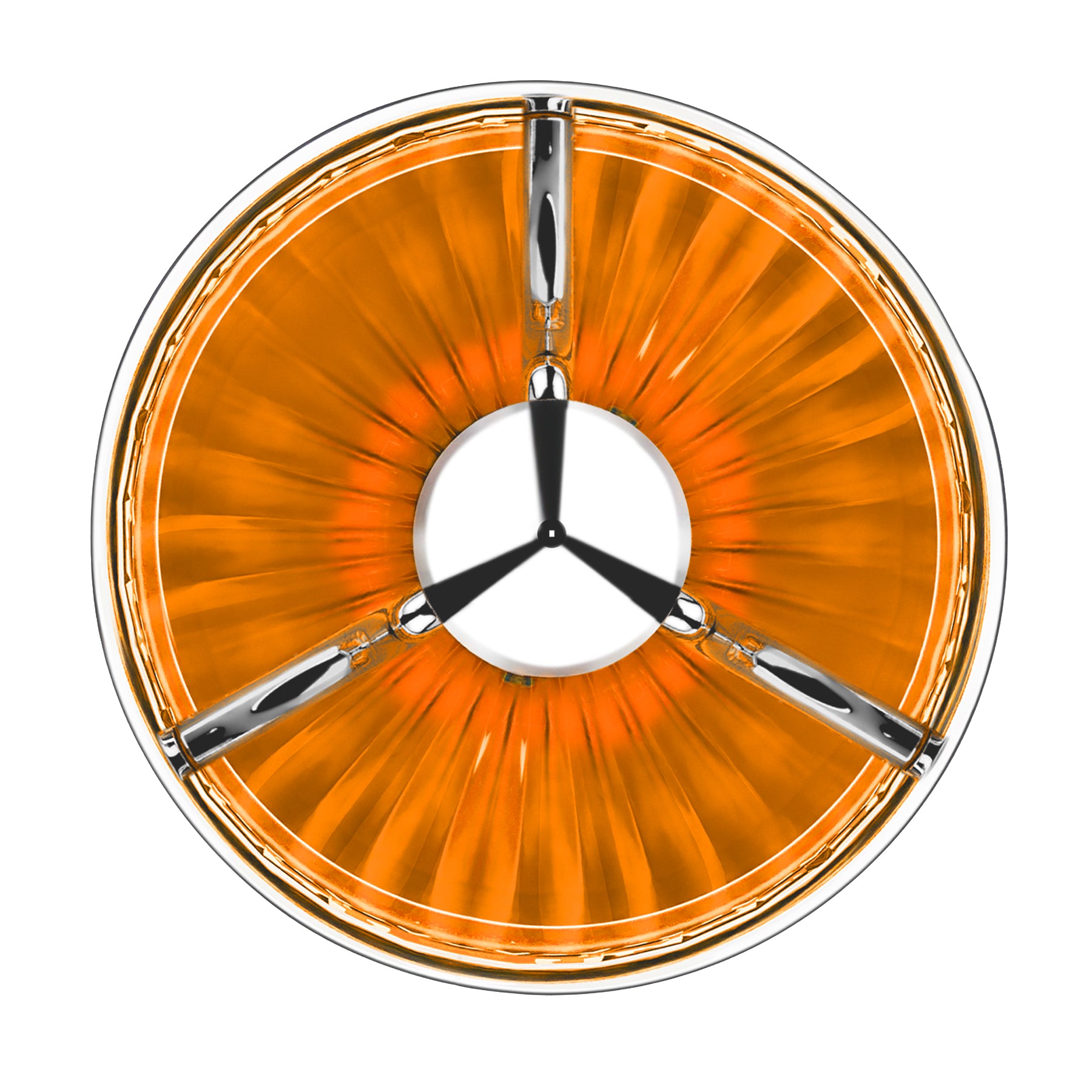 Classic Tri Bar 2" Clip-In Turn Signal Lens For Harley