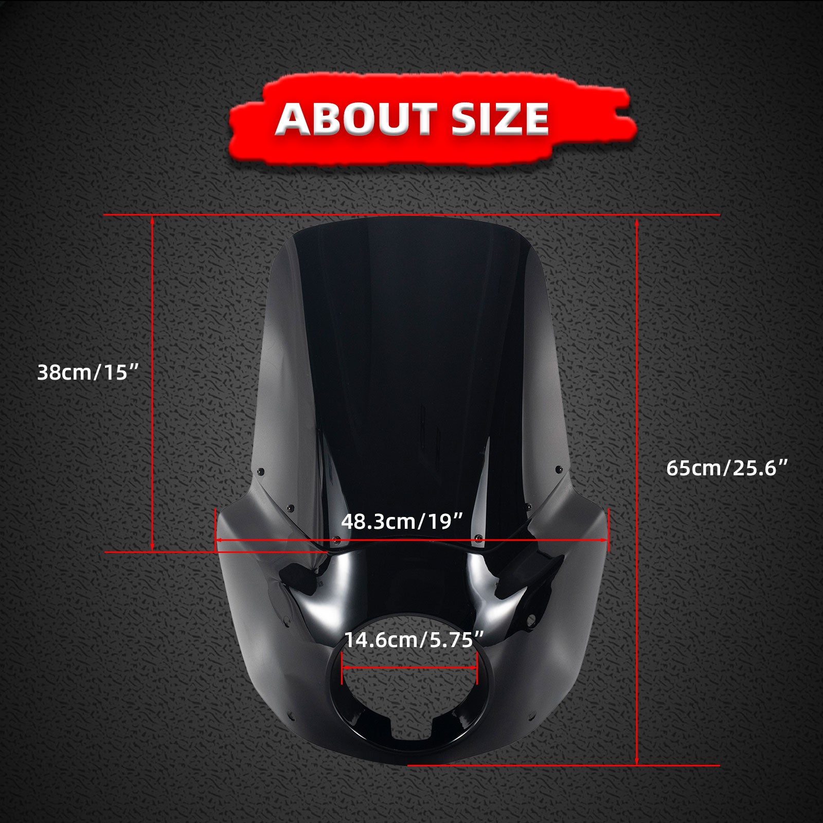 11/15" Motorcycle Front Fairing For Road Warrior Fairing For Harley Dyna 06-17
