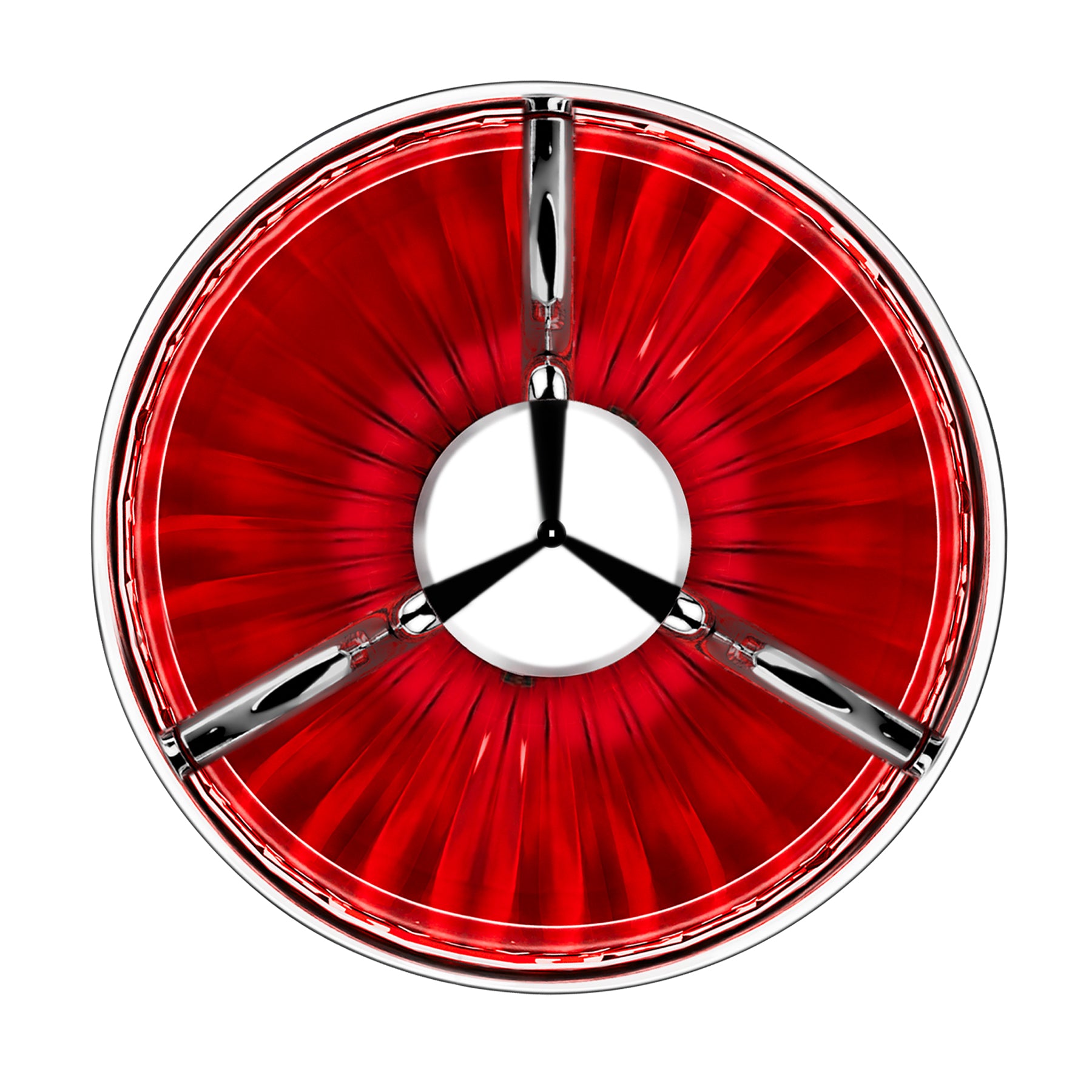 Classic Tri Bar 2" Clip-In Turn Signal Lens For Harley