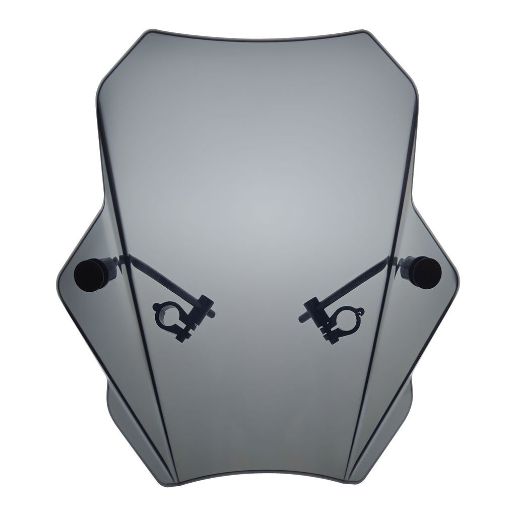 15" Motorcycle Windshield Universal For Harley Davidson Honda Kawasaki Suzuki Triumph Yamaha Indian Victory