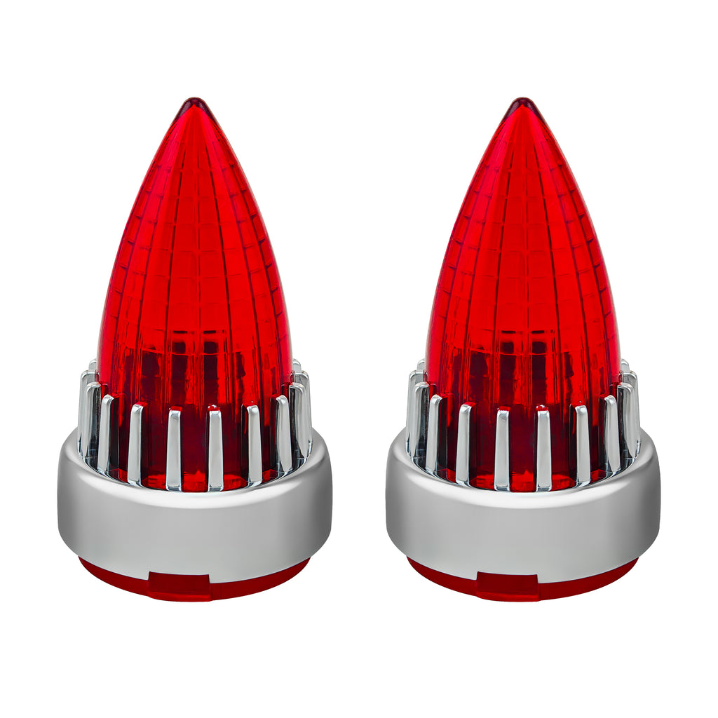 2" Motorcycle Turn Signal Clip-on Rear Tail Light Lens Covers for Harley Softail Street Road Glide Sportster Dyna Deluxe