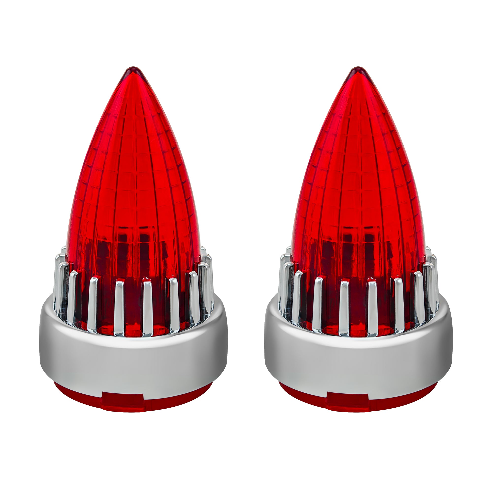 2" Motorcycle Turn Signal Clip-on Rear Tail Light Lens Covers for Harley Softail Street Road Glide Sportster Dyna Deluxe