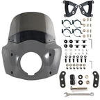 GUNSHIP GRAY Shell Low Rider S 11/15 inch Windshield Motorcycle Front Fairing Road Warrior Fairing Only For Harley Softail Low Rider S FXLRS 2020-2024