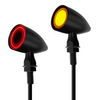 Motorcycle LED Bullet Turn Signals Front Rear Indicato