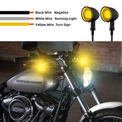Motorcycle LED Bullet Turn Signals Front Rear Indicator