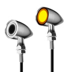 Motorcycle LED Bullet Turn Signals Front Rear Indicato