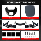 Front Quarter Fairing Low Rider S  9“/13" Windshield Mounting Bracket Kit For Harley Softail Street Bob Low Rider S FXLRS Standard FXST 2018+
