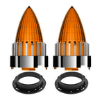 Retro 3 1/4" Screw-In Turn Signal Lens For Harley Heritage Road King Electra Glide